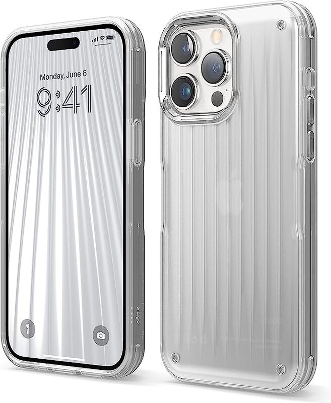Elago Buckler for iPhone 14 Pro Max Case Cover - Transparent